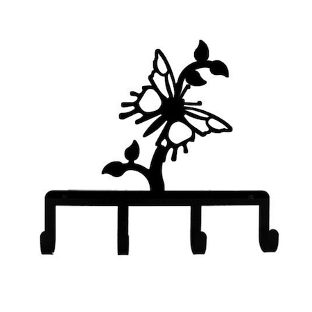 Village Wrought Iron Village Wrought Iron KH-38 Butterfly - Key Holder KH-38